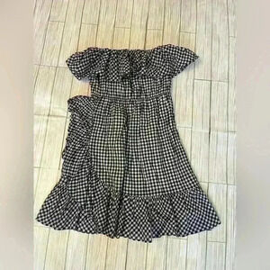 J.Crew Strapless Gingham Dress